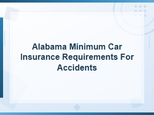 Alabama Minimum Car Insurance Requirements for Accidents Explained